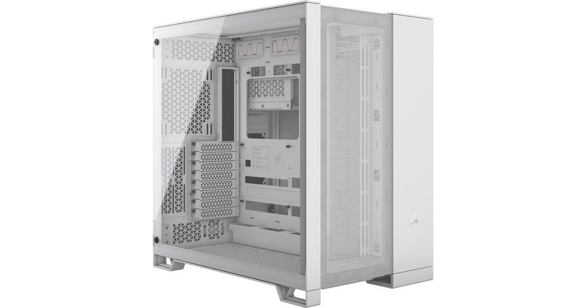 Carcasa CORSAIR 6500D AIRFLOW, RGB, Mid Tower, White - 2