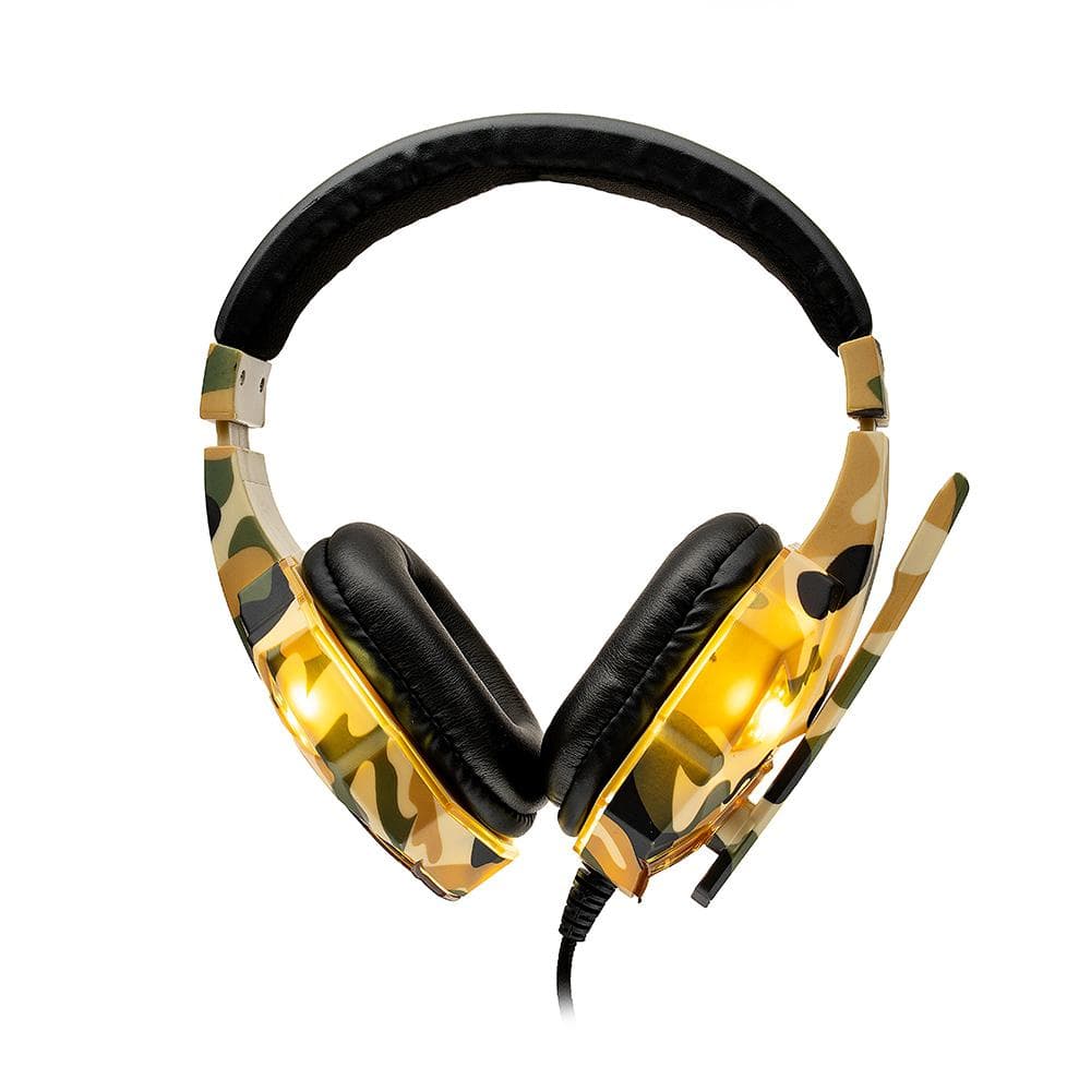 Casti Gaming Over-ear SPACER SPGH-CAMO, Wired, Multicolor - 2