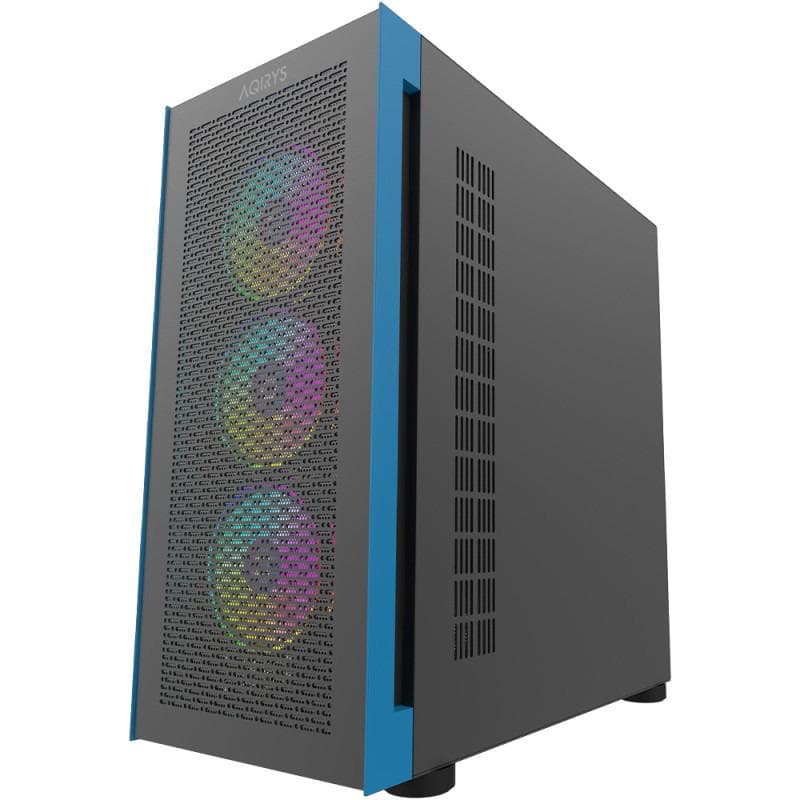 Carcasa Aqirys Sargas, RGB, Mid Tower, Black - 3