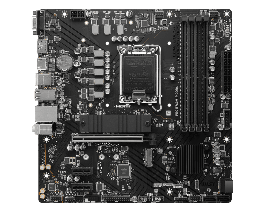 Placa de baza MSI PRO B760M-P DDR4, Socket 1700, DDR4, - 2