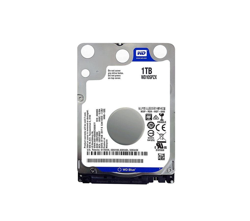 HDD  WD Blue 1TB SATA-III 5400rpm 128mb