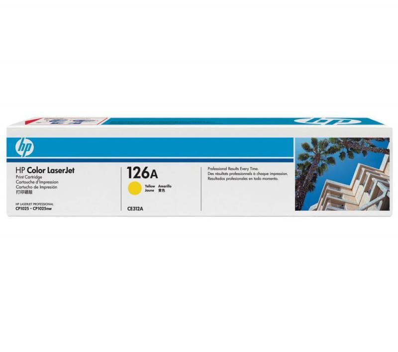 Toner HP CE312A, yellow, 1 k, LaserJet Pro 100 M175A,