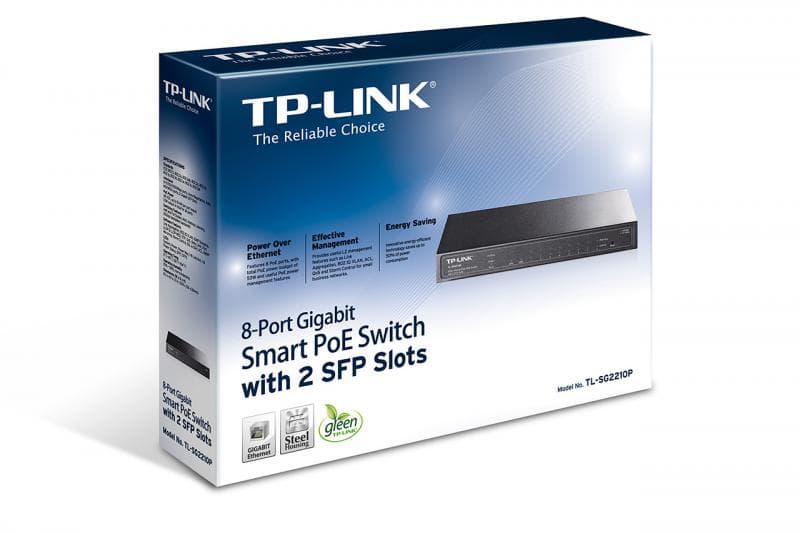 Switch TP-Link TL-SG2210P, 8 port, 10/100/1000 Mbps - 3