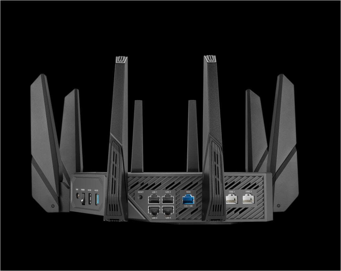 Asus Quad-band WiFi Gaming Router GT-AXE16000; Network Standard: WiFi 6 - 4