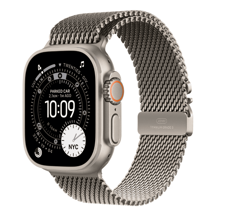 Apple Watch Ultra 3 GPS + Cellular 49mm Natural Titanium Case with Natural - 2