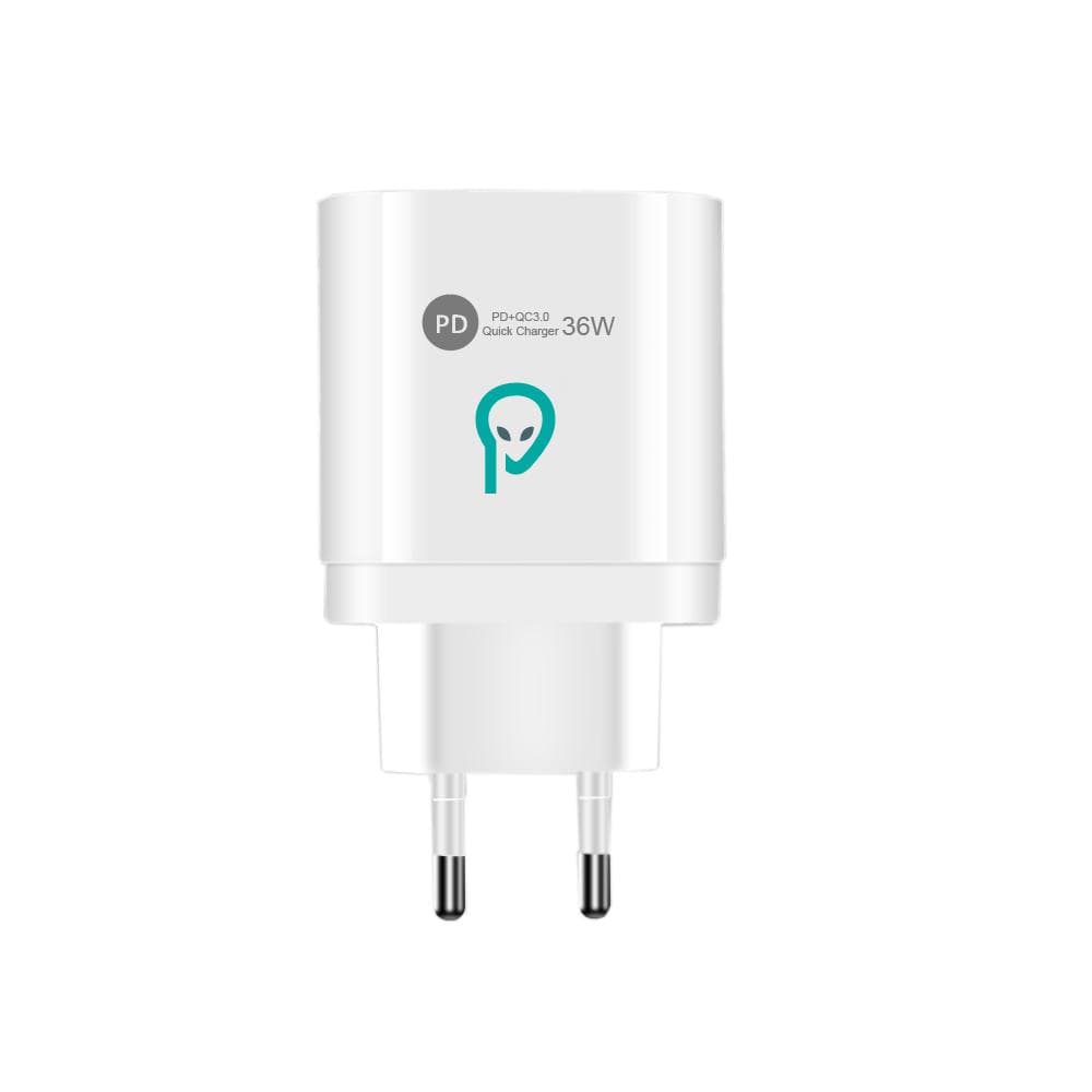 Alimentator retea Spacer Quick Charge 36W, 1 x USB Type-C - 2