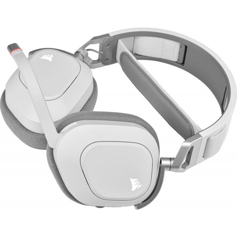 Casti Gaming Head-band CORSAIR HS80 RGB, Fara Fir, Alb - 3