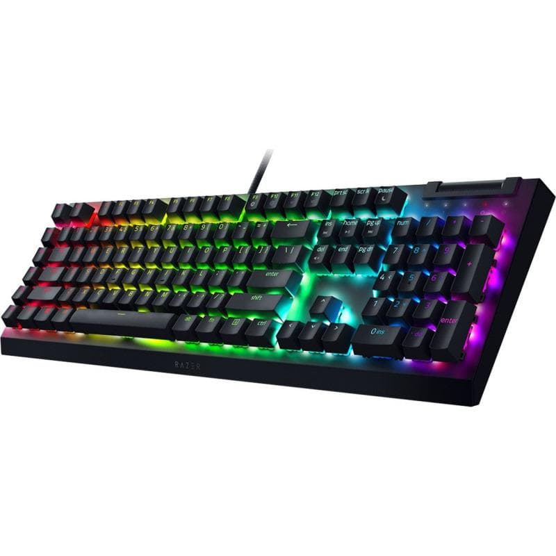 Tastatura mecanica gaming BlackWidow V4 X (Yellow Switch), layout US, - 2