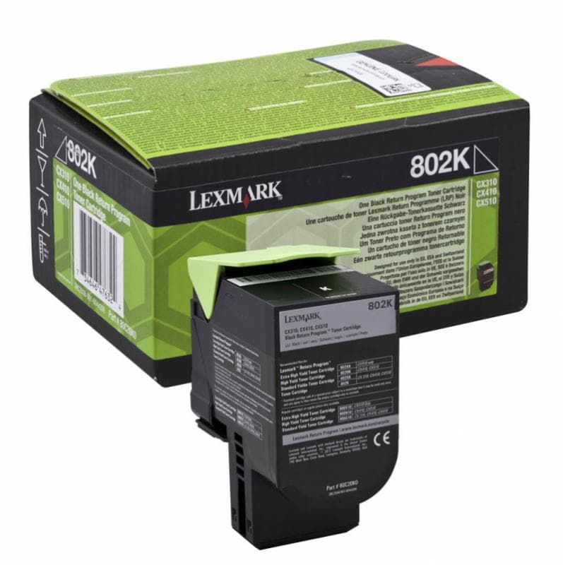 Toner Lexmark 80C20K0, black, 1 k, CX310dn , CX310n ,