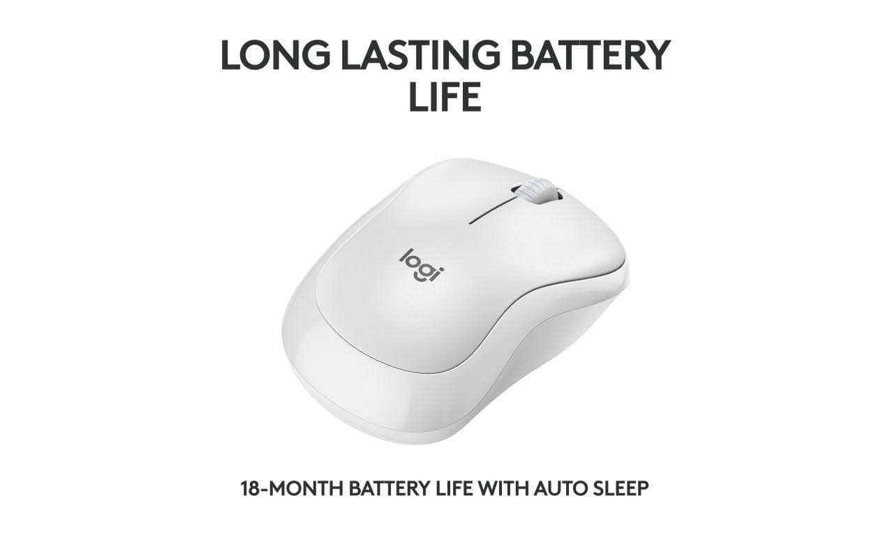 Mouse Logitech MK240 Silent Wireless, optic, interfata Bluetooth, rezolutie 1000 - 3