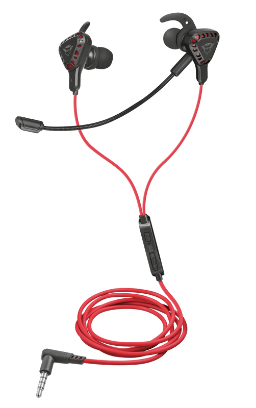 Casti Gaming In-ear Trust GXT 408 Cobra, Wired, Multicolor