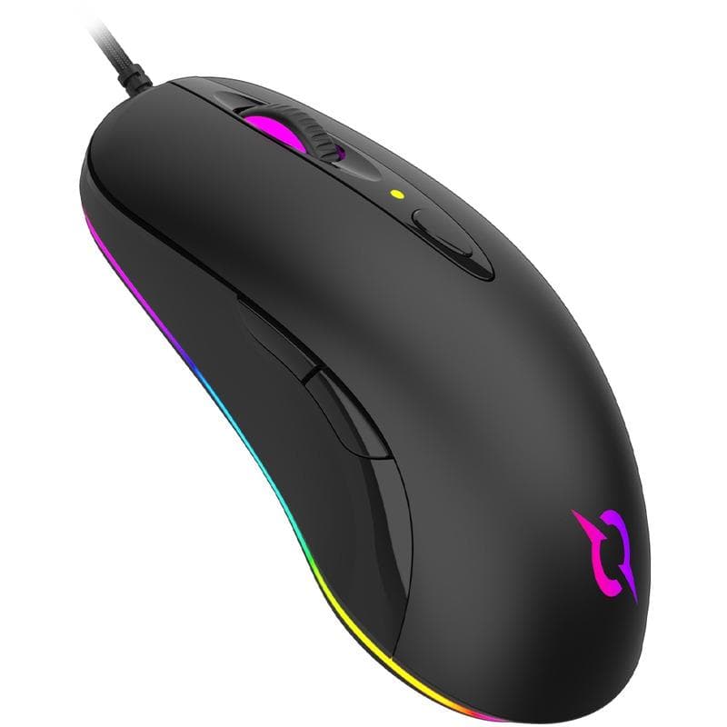 Mouse AQIRYS Orion, cu fir, 10 butoane, interfata USB 2.0 - 3