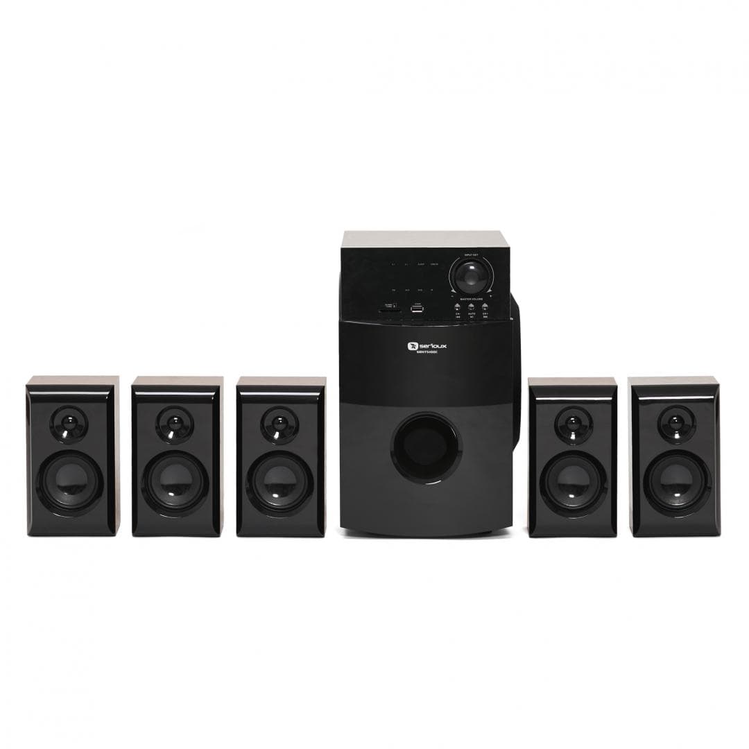 Boxe Serioux 5.1 SoundBoost HT5100C, 140W RMS, lemn - 2