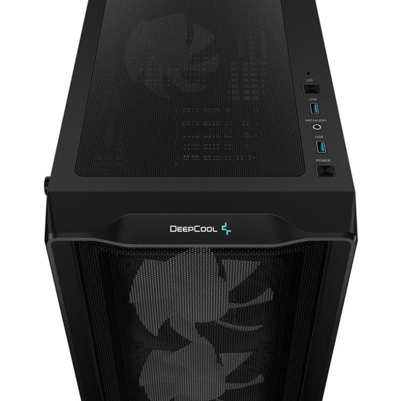 Carcasa DEEPCOOL CC560 MESH V2, RGB, Mid Tower, Black - 7