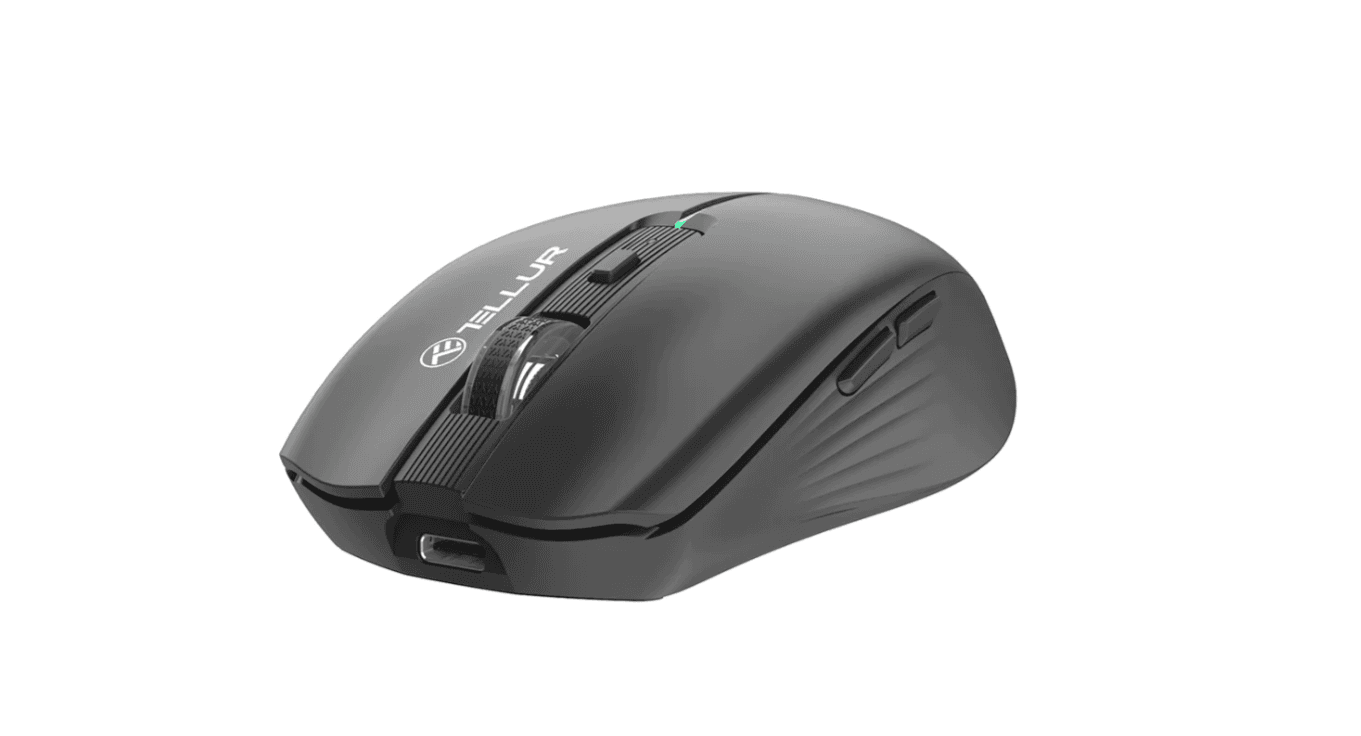 Mouse wireless Tellur Silent Click, interfata USB, rezolutie 1600 DPI, - 2