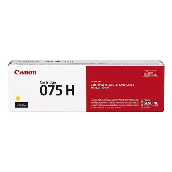 CANON CRG075 H TONER CARTRIDGE YELLOW, Capacitate: 2500 pagini