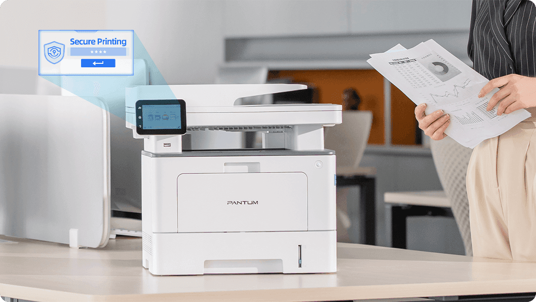 Multifunctional PANTUM BM5220ADW MONO, Dimensiune A4, Functi: Printare, Scanare, Copiere, - 2