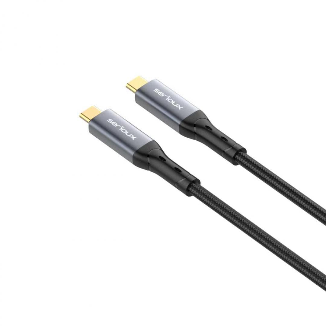 Cablu Serioux USB-C la USB-C, 240W, E-marker Chip integrat, viteza - 7