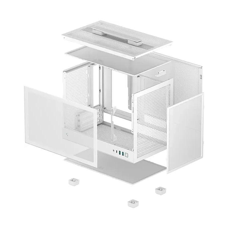 Carcasa DEEPCOOL CH160 WH, Mini Tower, White - 5