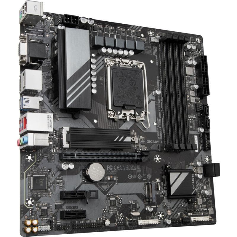 Placa de baza Gigabyte B760M DS3H, Socket 1700, DDR5, Micro-ATX - 4