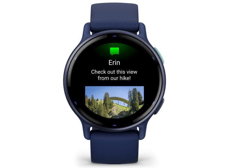 Ceas smartwatch Garmin vívoactive 5 Blue/Blue Metal - 2