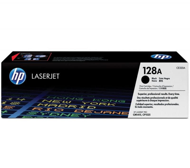 Toner HP CE320A, black, 2 k, Color LaserJet CM1415FN MFP,