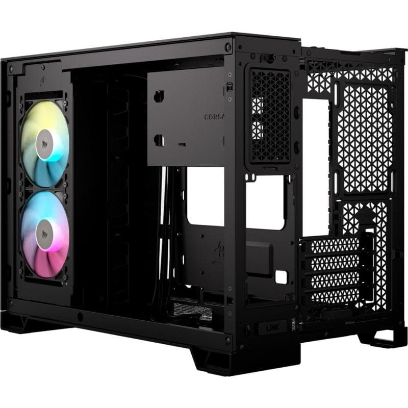 Carcasa CORSAIR 2500X RGB, Mini Tower, Black - 10