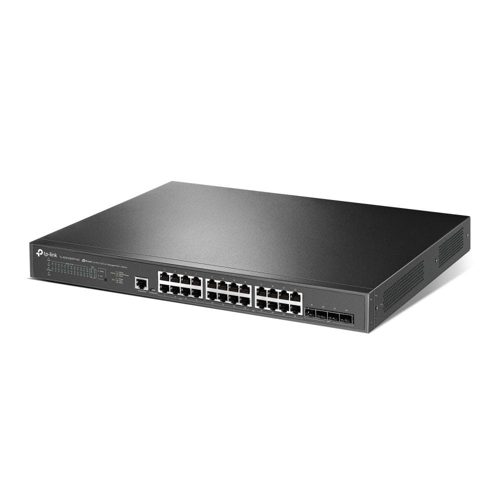 "JetStream™ 24-Port 2.5GBASE-T and 4-Port 10GE SFP+ L2+ Managed Switch - 3