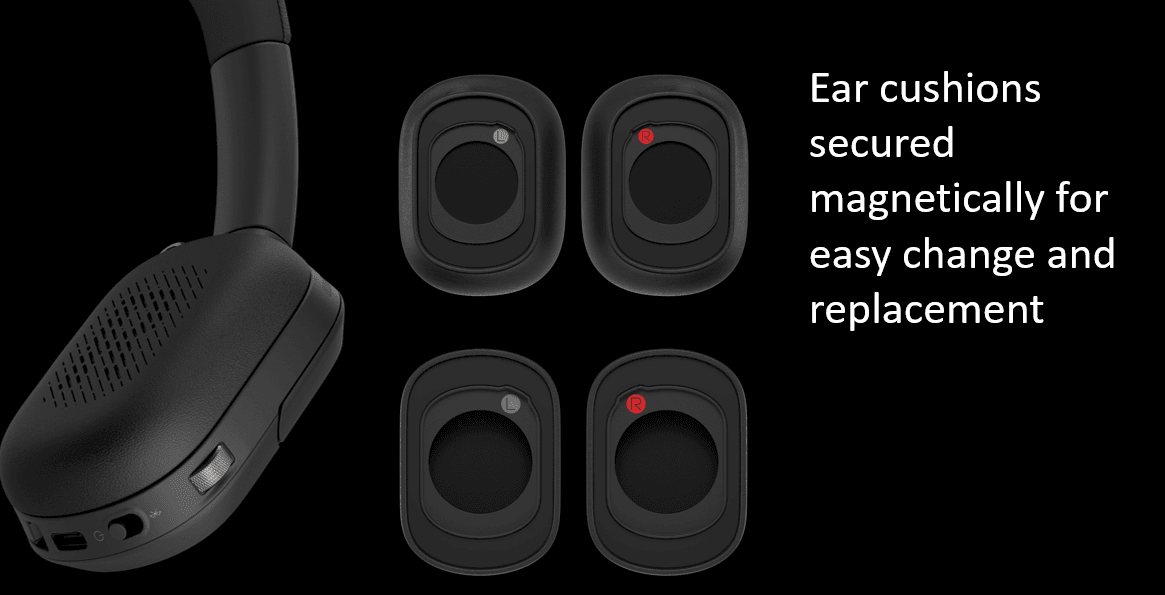 Casti HP Focus 625, Wireless, noise-canceling - 5