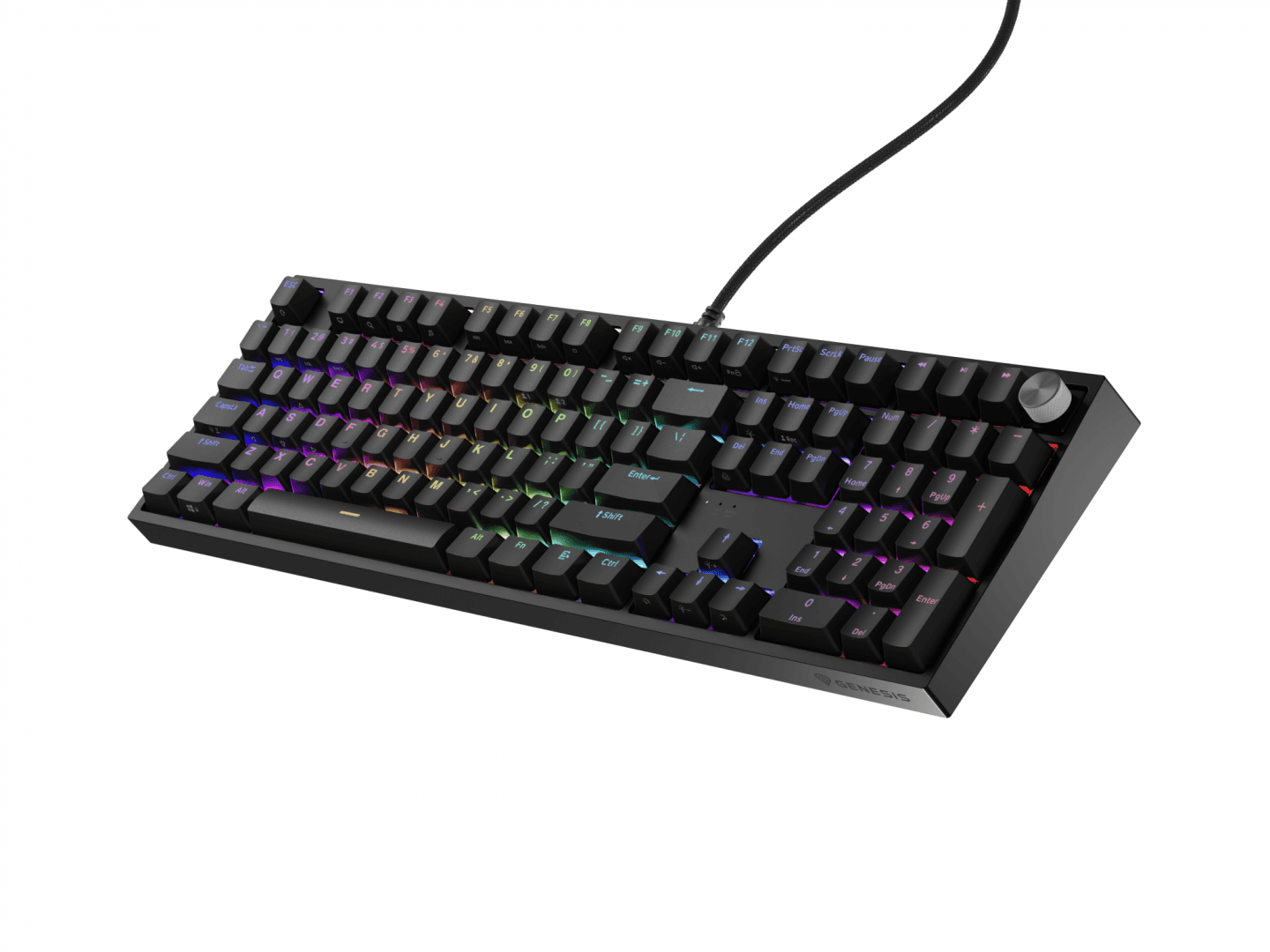 Tastatura gaming mecanica cu fir Genesis Thor 404 , iluminare - 9