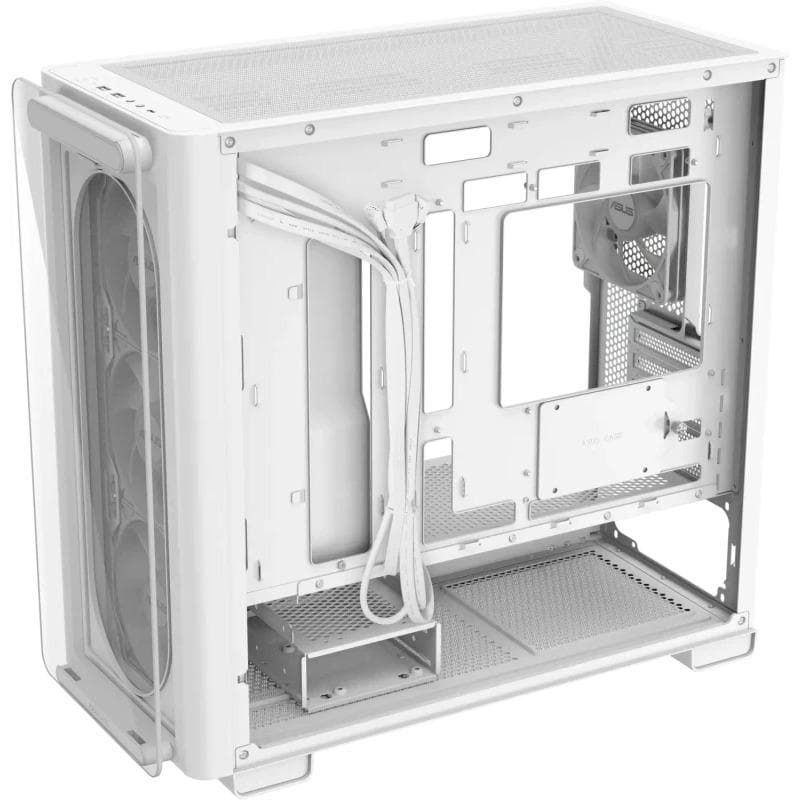 Carcasa ASUS A23 PLUS TG ARGB, Mid Tower, White - 9