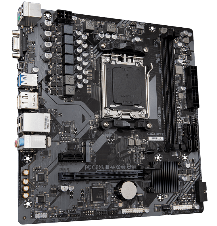 Placa de baza Gigabyte B650M S2H, Socket AM5, DDR5, Micro-ATX - 2