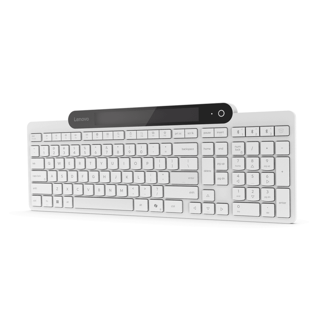 Tastatura Lenovo 800 Self-Charging Bluetooth; reincarcabila cu ajutorul luminii ambientale, - 3