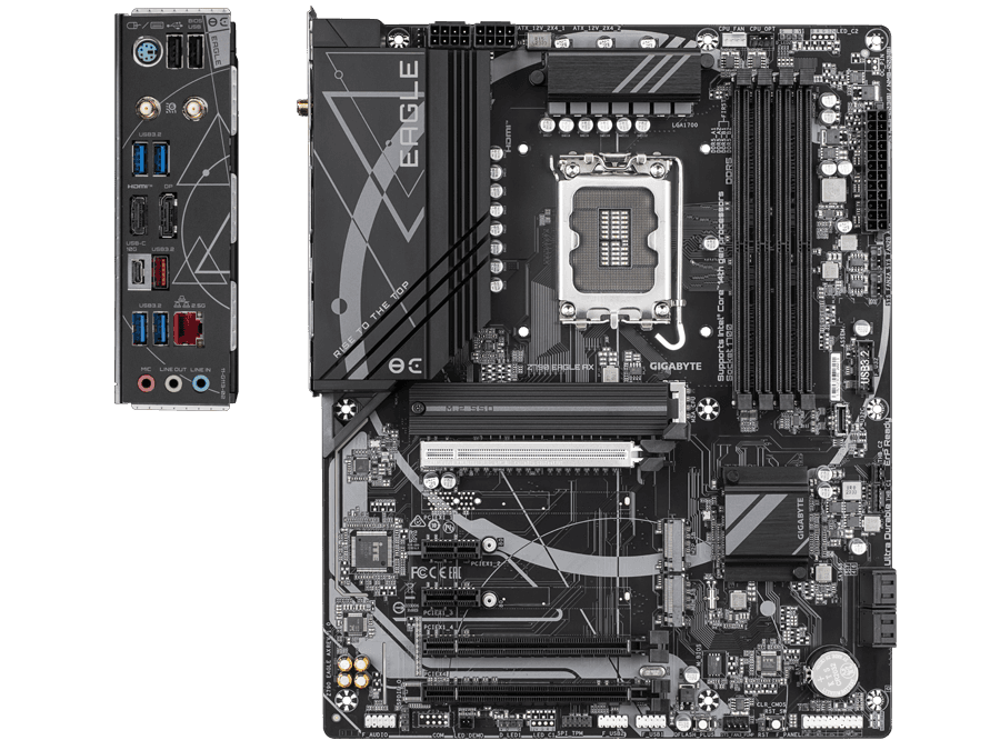 Placa de baza Gigabyte Z790 EAGLE AX, Socket 1700, DDR5, - 3