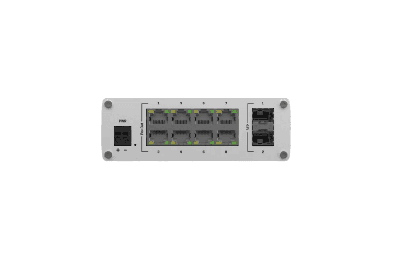 TELTONIKA INDUSTRIAL 8Port Unmanaged POE TSW200, Interfata: 8 x ETH - 2