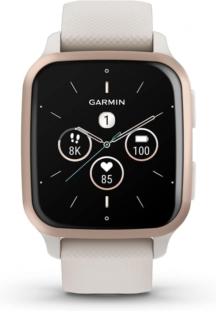 Smartwatch Garmin Venu SQ2 Ivory/Peach - Music Ed., display AMOLED,