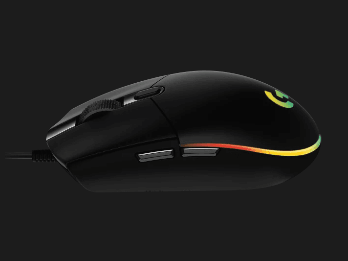 Logitech mouse cu fir G102 RGB, 6 butoane, 8000 dpi, - 2