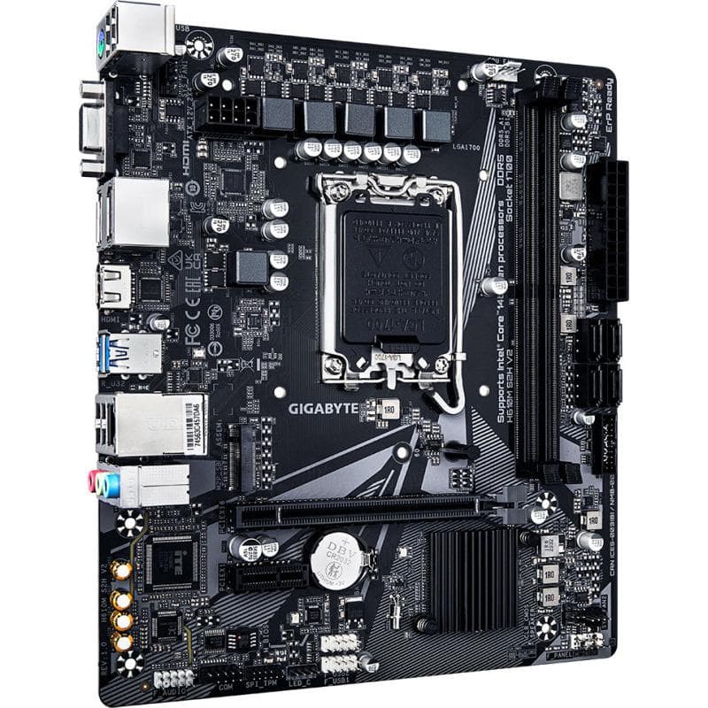 Placa de baza Gigabyte H610M S2H V2, Socket 1700, DDR5, - 2