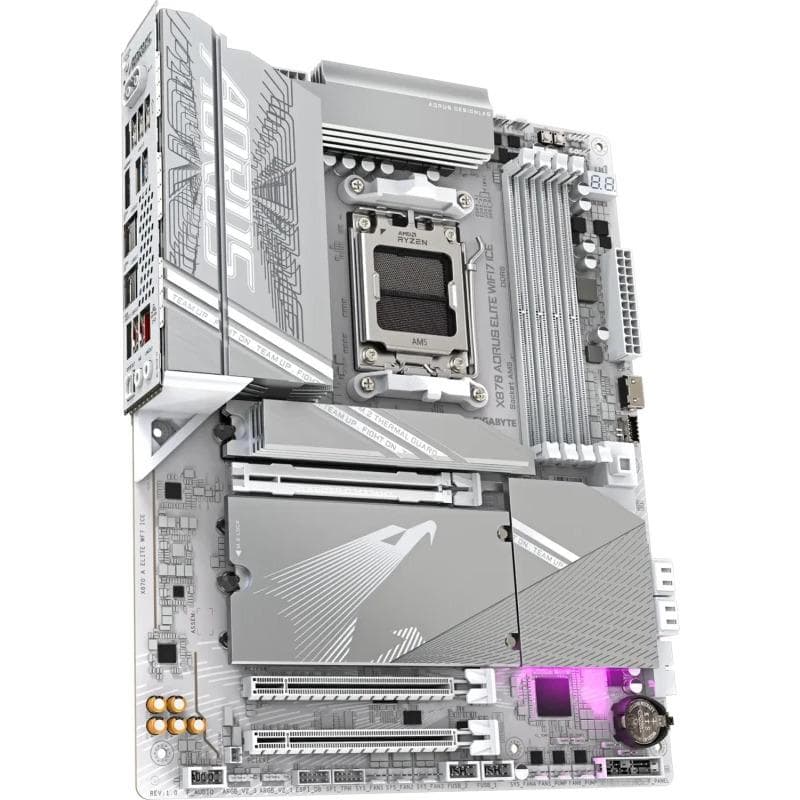 Placa de baza Gigabyte X870 AORUS ELITE WIFI7 ICE, Socket - 4