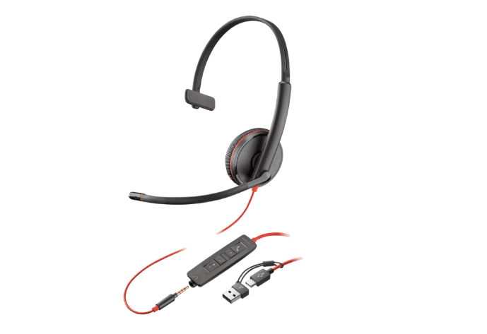 Casti Mono-casca HP Blackwire 3215, Wired, Negru