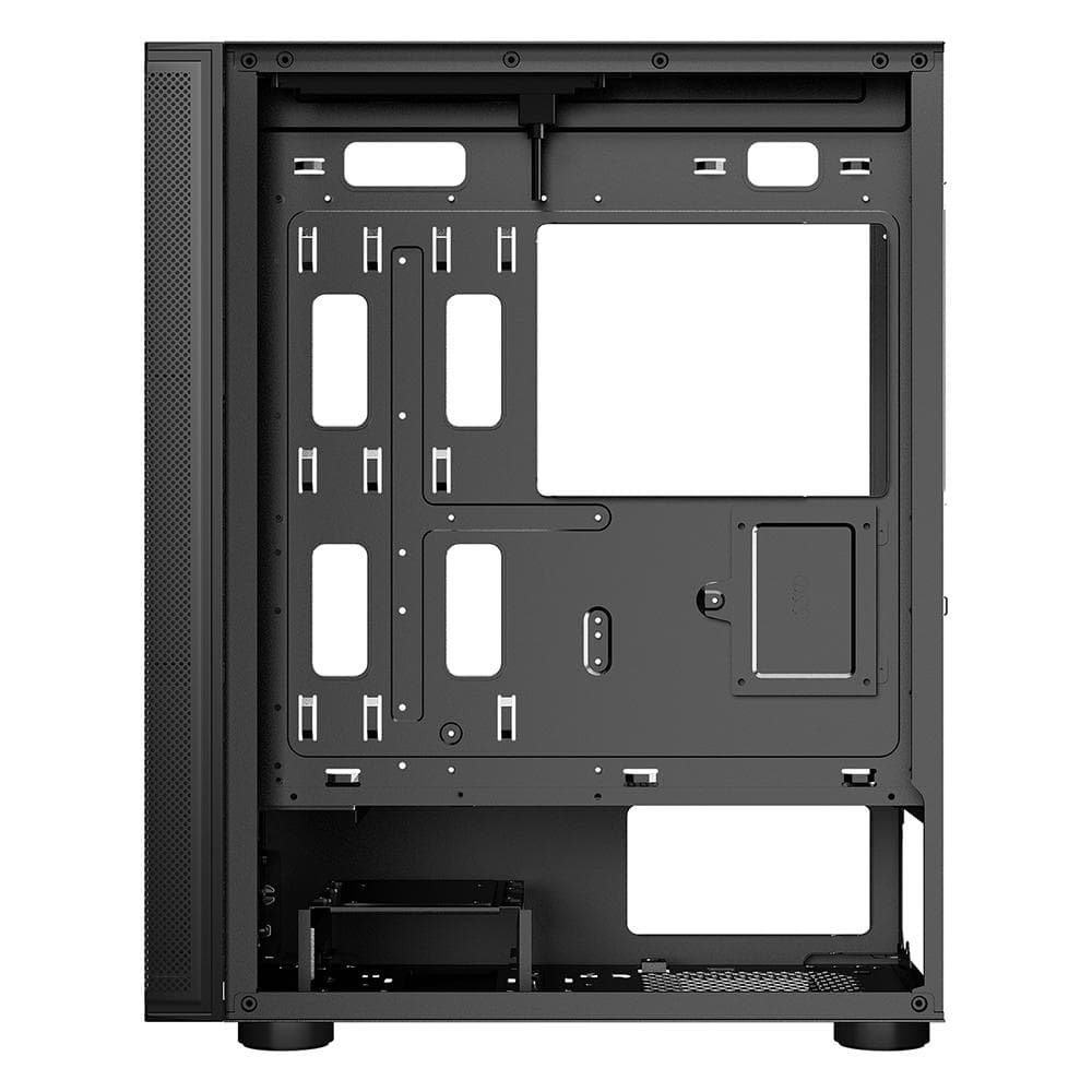 Carcasa SPACER ICE HERO, RGB, Mid Tower, Black - 4