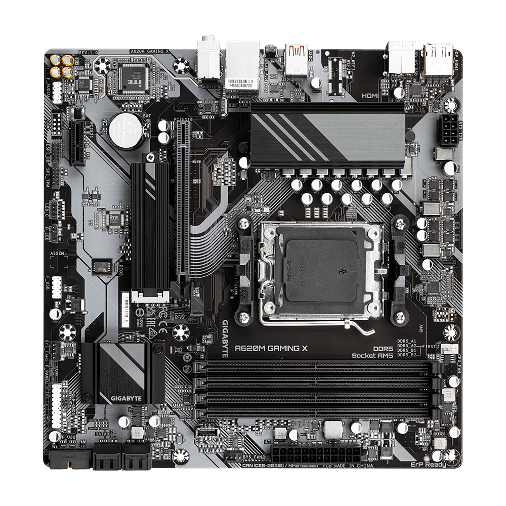 Placa de baza Gigabyte A620M GAMING X, Socket AM5, DDR5, - 5