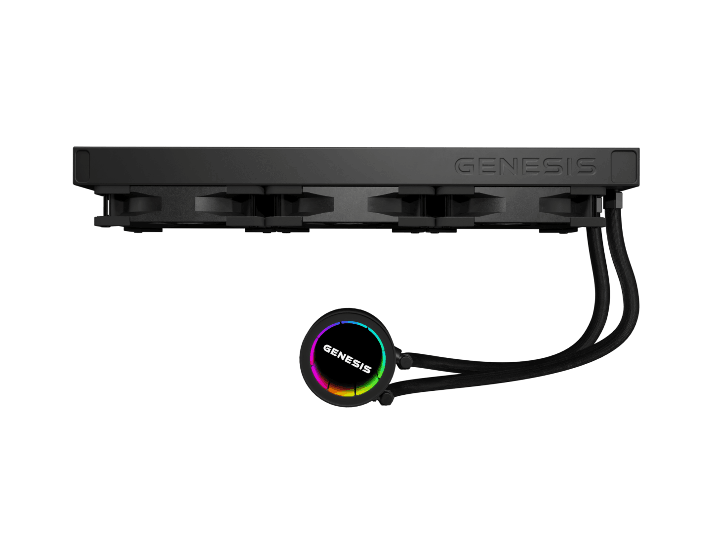 Cooler Procesor GENESIS HYDRIA 360 NEGRU, dimensiune radiator 397x120x27mm, 3 - 3