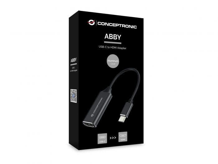 CONCEPTRONIC ABBY03B USB 3.2 Gen 1 HDMI Adapter, 4K30Hz, 198