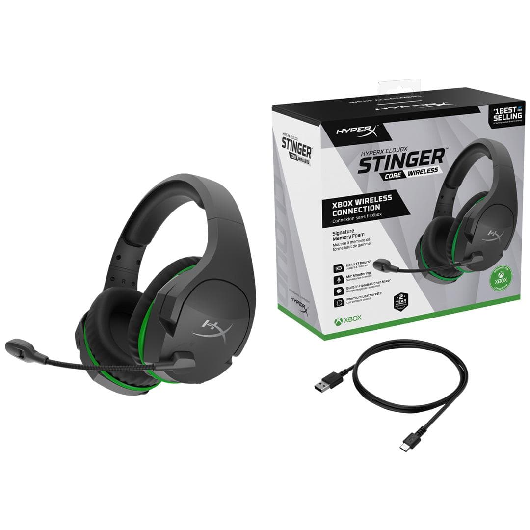 Casti Gaming Head-band HP HyperX CloudX Stinger Core, Wireless, Negru - 2