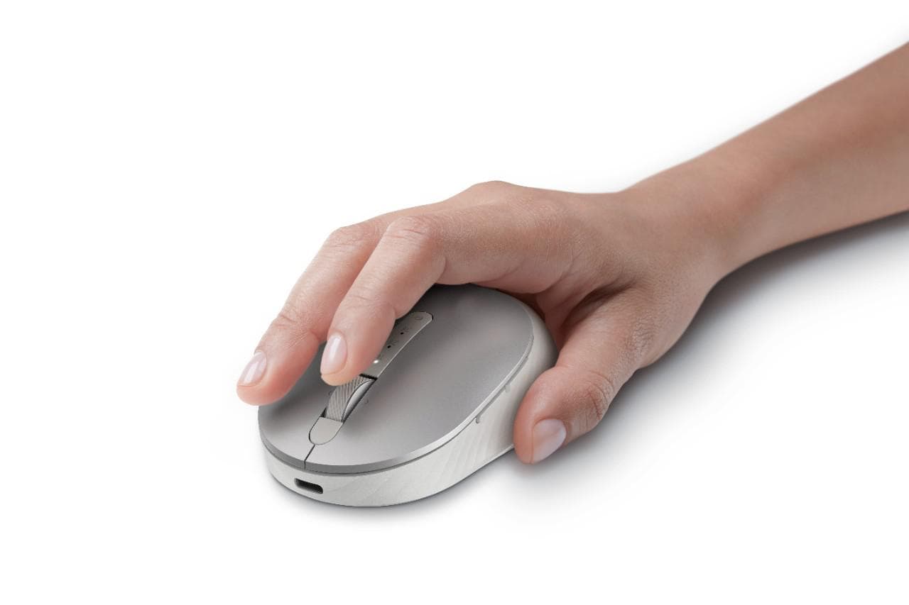 Mouse Dell Premier, Rechargeable Wireless, argintiu - 2