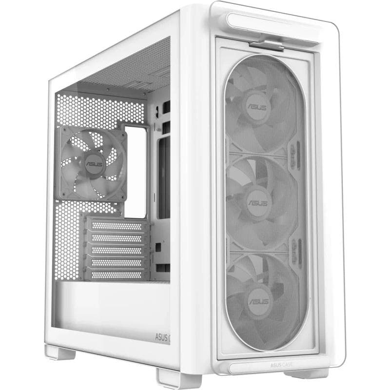 Carcasa ASUS A23 PLUS TG ARGB, Mid Tower, White - 10