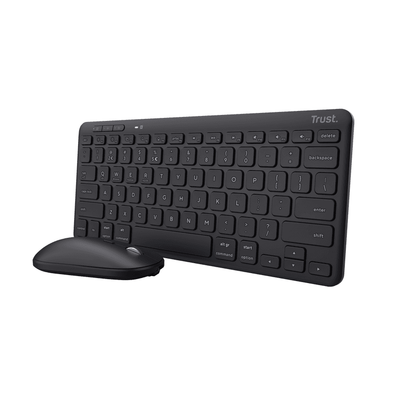 Trust Kit Wireless keyboard+mouse Lyra, mouse optic, rezolutie maxima 1200 - 3