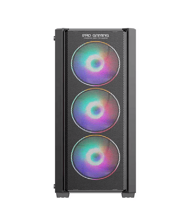 Carcasa PRO GAMING ZED, RGB, Mid Tower, Black - 2