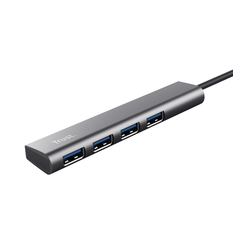HUB USB Trust Halyx, USB-C la 4 x USB-A 3.2 - 3